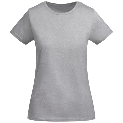 T-shirt coton bio 175g personnalisable femme Breda Roly Gris chiné